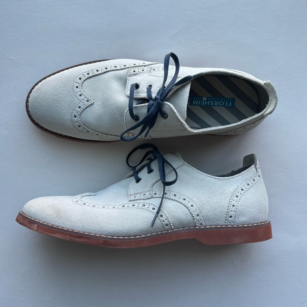 Florsheim Men's Gray Oxford Shoes